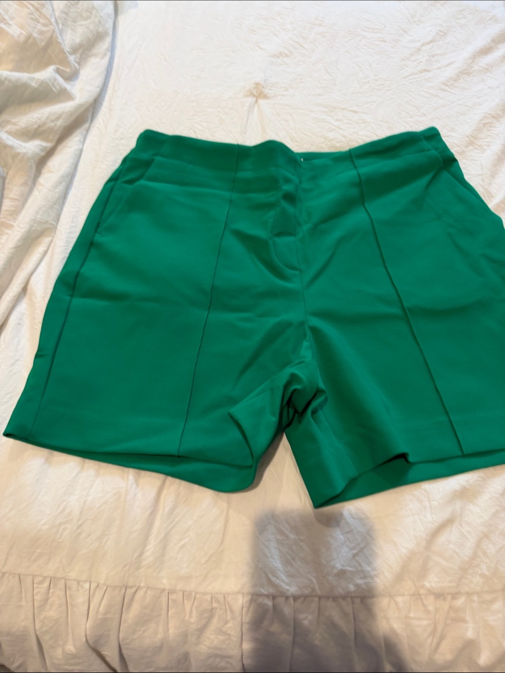Rachel Zoe Emerald Green Tailored Bermuda Shorts